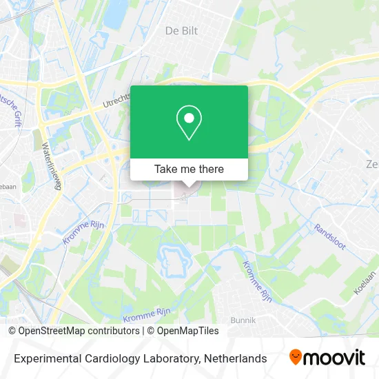 Experimental Cardiology Laboratory map