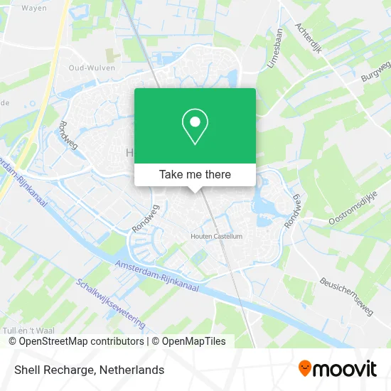 Shell Recharge map