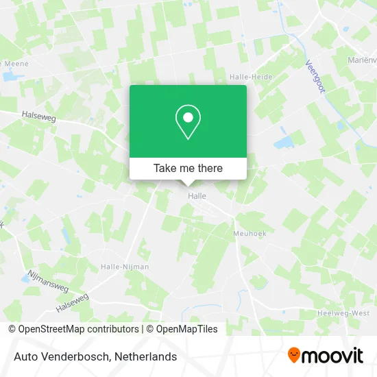 Auto Venderbosch Karte