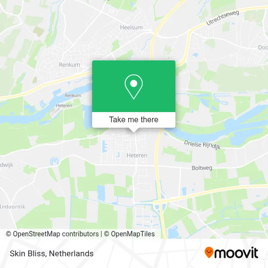 Skin Bliss map