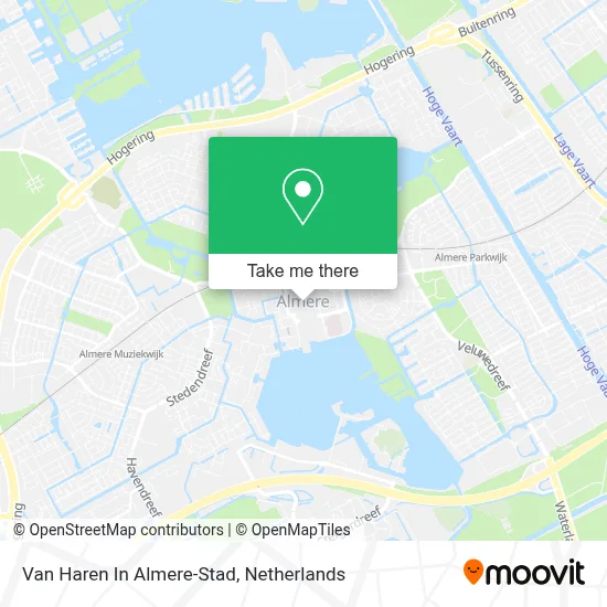 Van Haren In Almere-Stad map