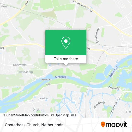 Oosterbeek Church map