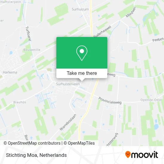 Stichting Moa map