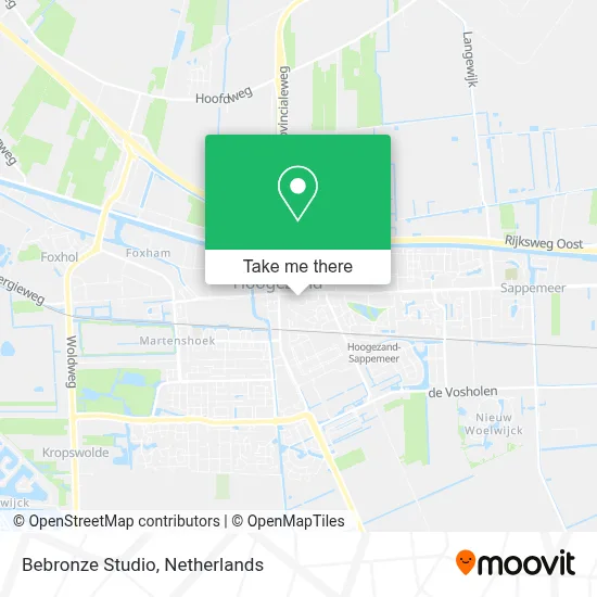 Bebronze Studio Karte