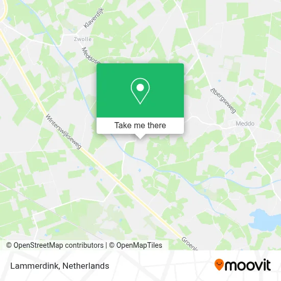 Lammerdink map