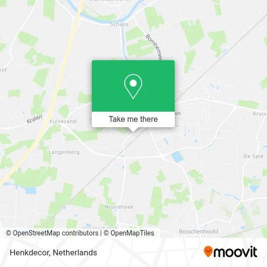 Henkdecor map