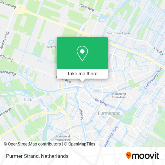 Purmer Strand map