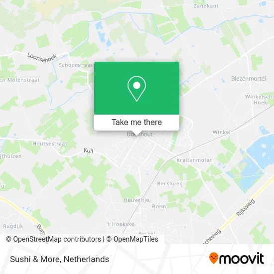 Sushi & More map