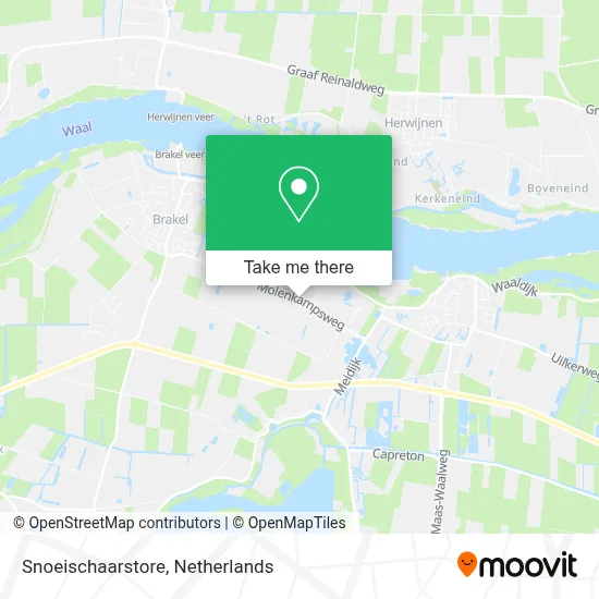 Snoeischaarstore map