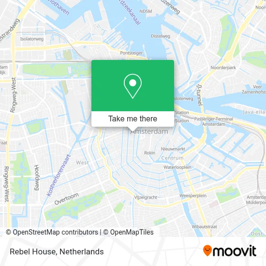 Rebel House map