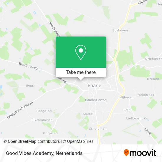 Good Vibes Academy map