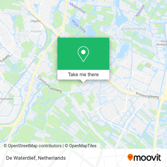 De Waterdief map