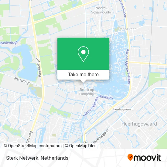 Sterk Netwerk Karte
