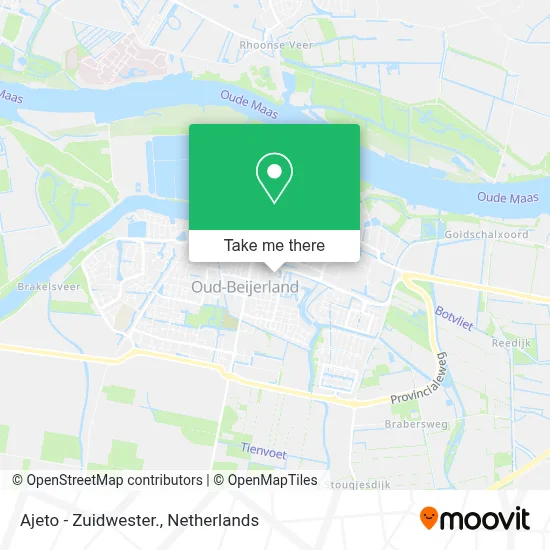 Ajeto - Zuidwester. map