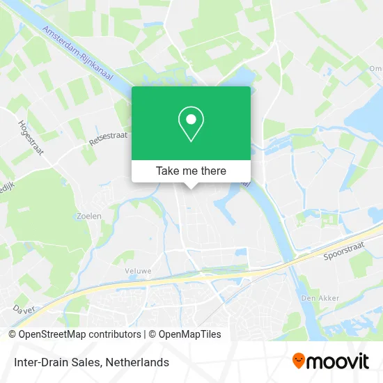 Inter-Drain Sales map
