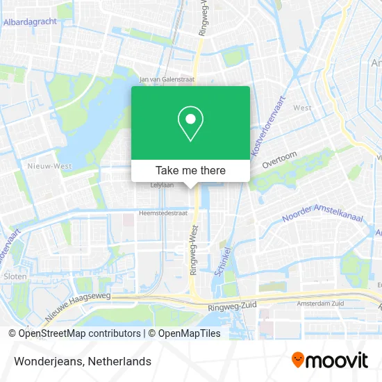 Wonderjeans map