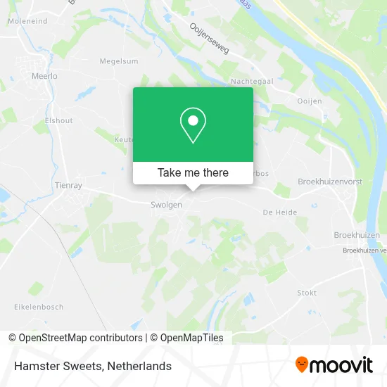 Hamster Sweets map