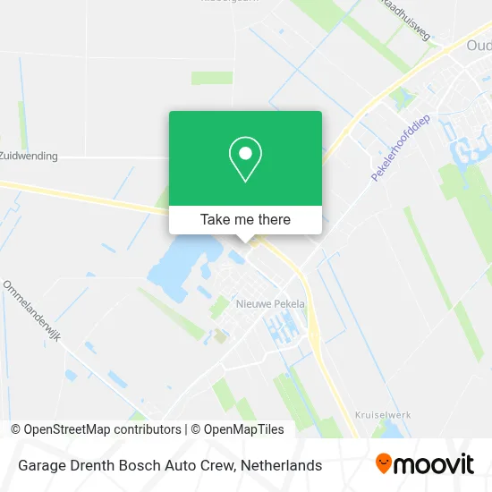 Garage Drenth Bosch Auto Crew map