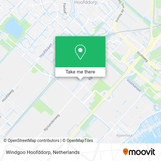 Windgoo Hoofddorp map