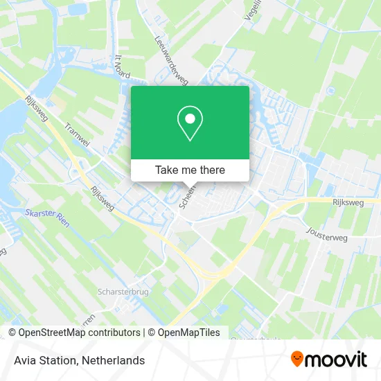 Avia Station map