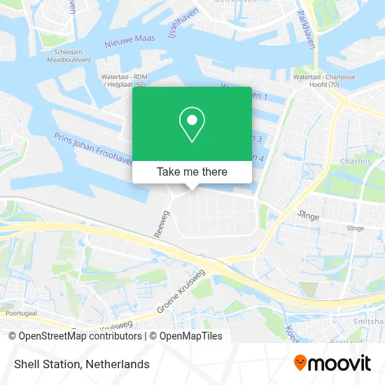 Shell Station map