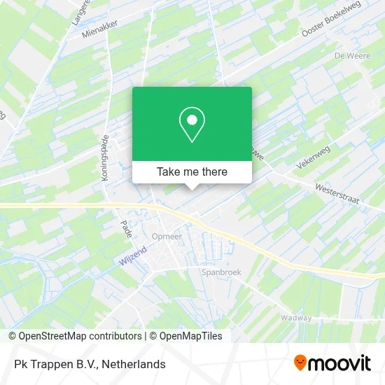 Pk Trappen B.V. map