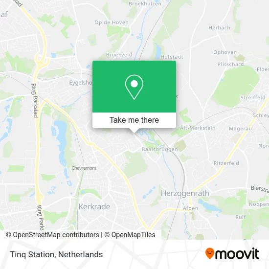 Tinq Station map