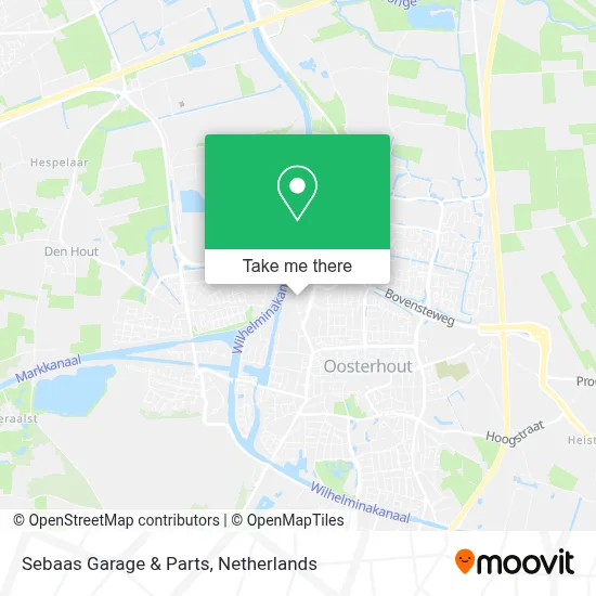 Sebaas Garage & Parts map