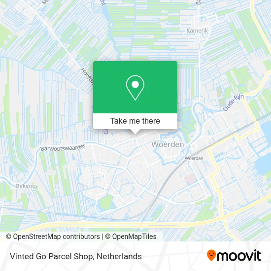 Vinted Go Parcel Shop Karte