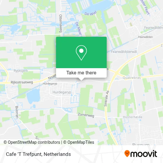 Cafe 'T Trefpunt map