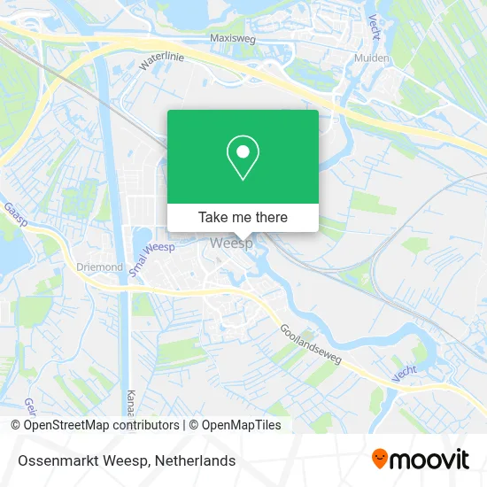 Ossenmarkt Weesp map