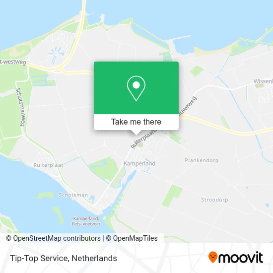 Tip-Top Service map