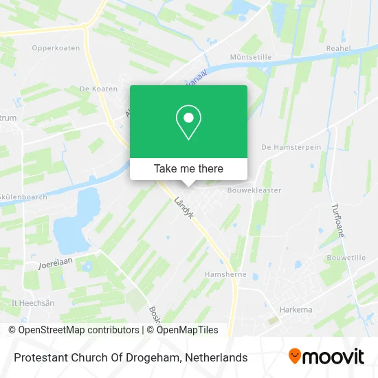 Protestant Church Of Drogeham map
