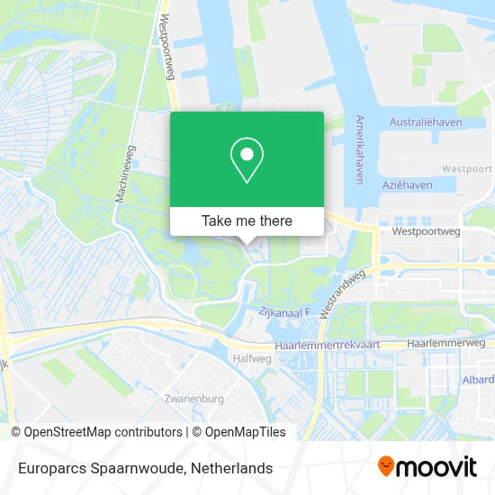 Europarcs Spaarnwoude map