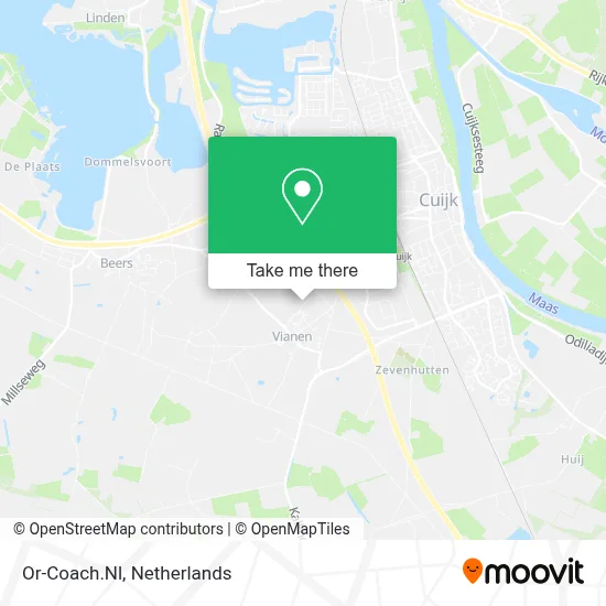 Or-Coach.Nl map