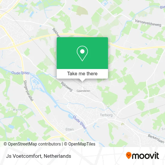Js Voetcomfort map