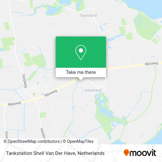 Tankstation Shell Van Der Have Karte
