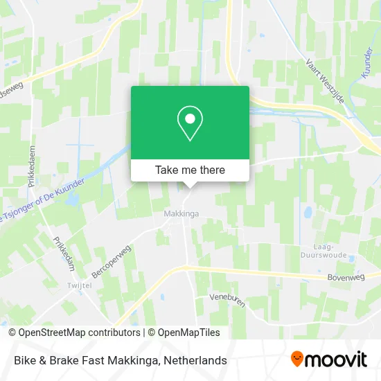 Bike & Brake Fast Makkinga map