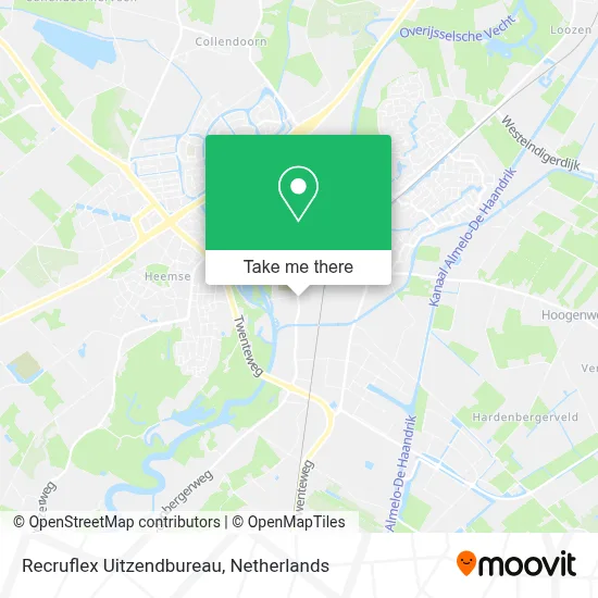 Recruflex Uitzendbureau map