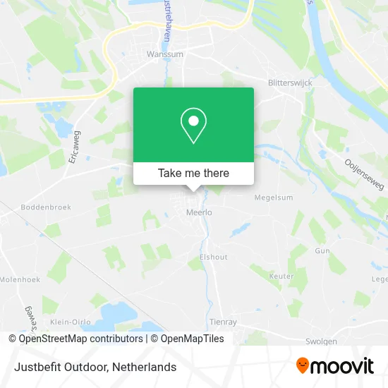 Justbefit Outdoor map