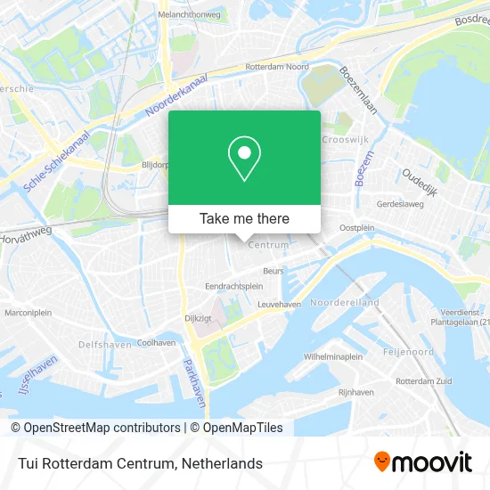Tui Rotterdam Centrum map