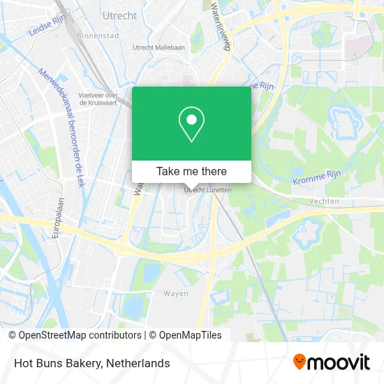 Hot Buns Bakery map