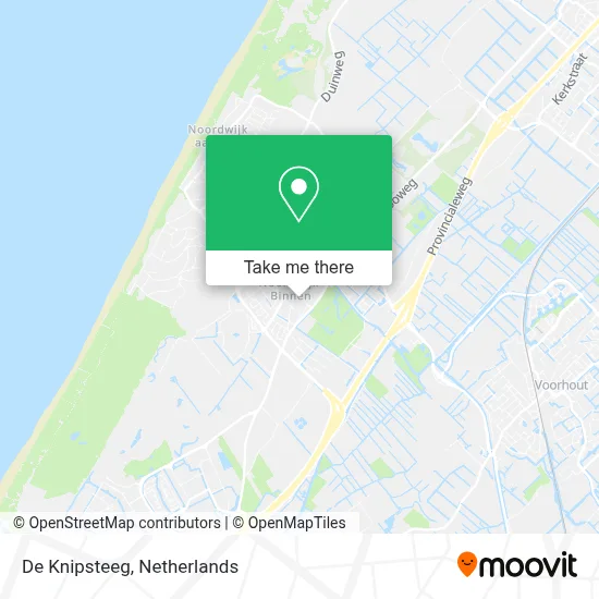 De Knipsteeg map
