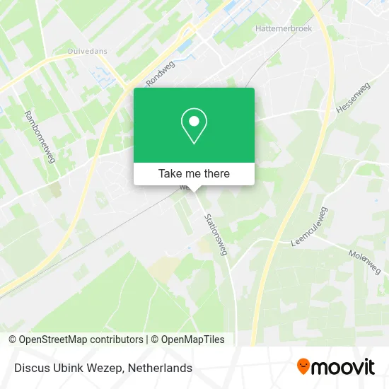 Discus Ubink Wezep map