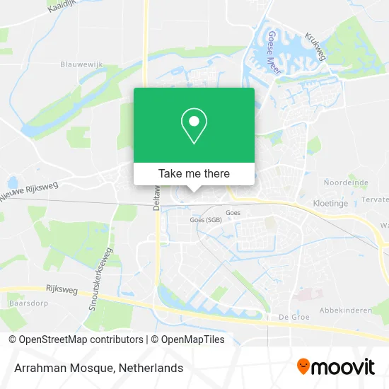 Arrahman Mosque map