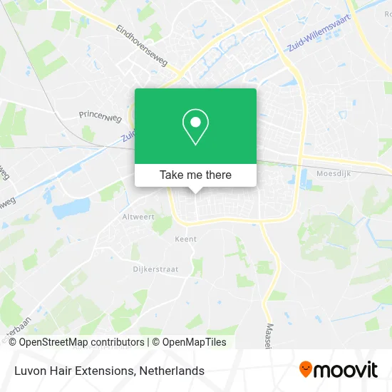 Luvon Hair Extensions map