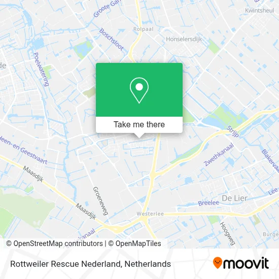 Rottweiler Rescue Nederland map