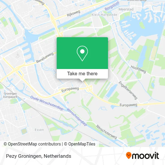 Pezy Groningen map