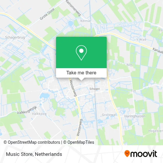 Music Store map
