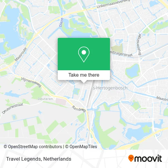 Travel Legends map